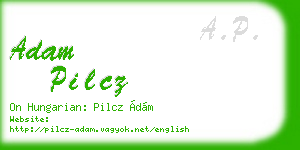 adam pilcz business card