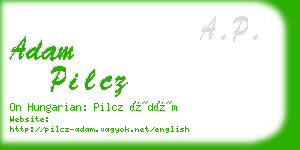 adam pilcz business card